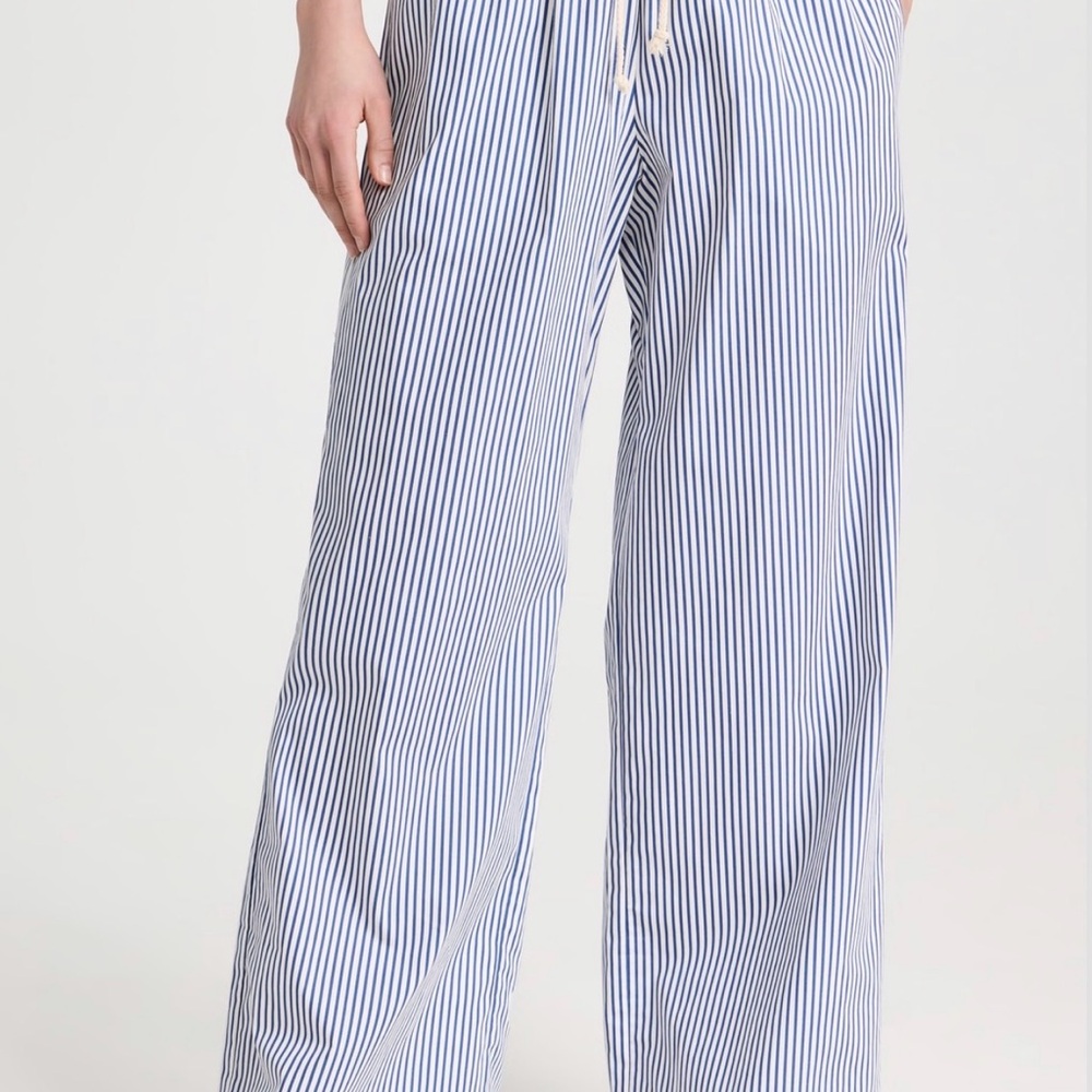 Donni Striped Blue and White Women's Pants